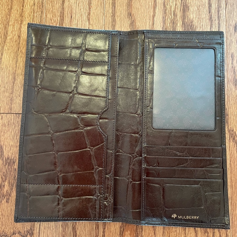 Mulberry Luxury Leather British Travel Wallet
